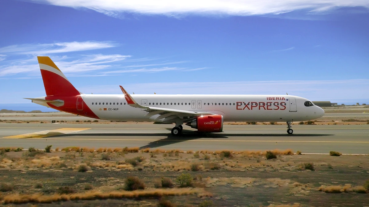 Avin Airbus A321 Neo empleado en la nueva ruta Madrid-Tel Aviv. Foto: Iberia